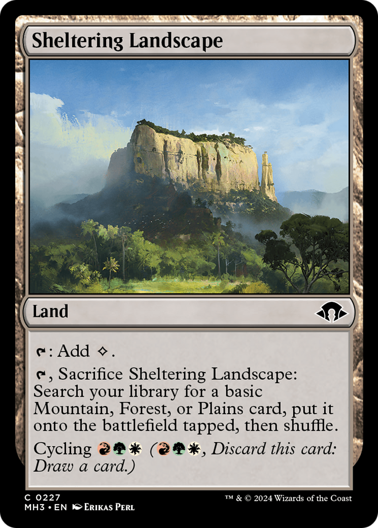 Sheltering Landscape [Modern Horizons 3] | Clutch Gaming