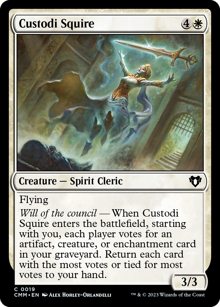 Custodi Squire [Commander Masters] | Clutch Gaming