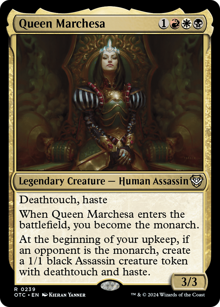 Queen Marchesa [Outlaws of Thunder Junction Commander] | Clutch Gaming