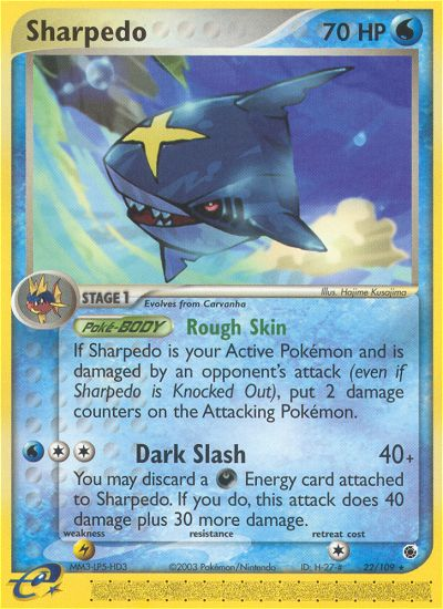 Sharpedo (22/109) [EX: Ruby & Sapphire] | Clutch Gaming