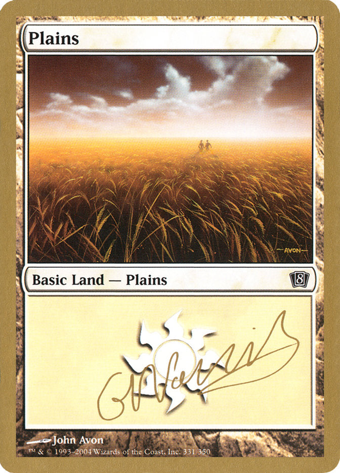 Plains (gn331) (Gabriel Nassif) [World Championship Decks 2004] | Clutch Gaming