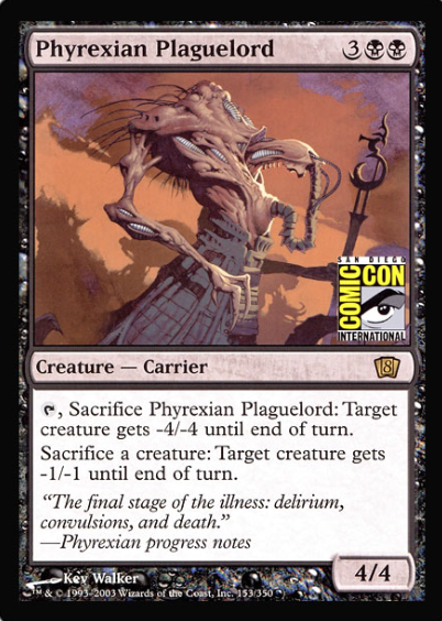 Phyrexian Plaguelord (San Diego Comic Con Oversized) [Oversize Cards] | Clutch Gaming