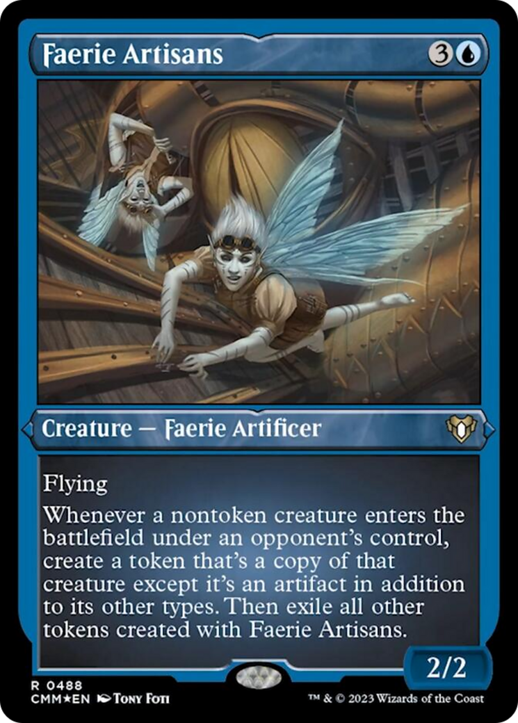 Faerie Artisans (Foil Etched) [Commander Masters] | Clutch Gaming