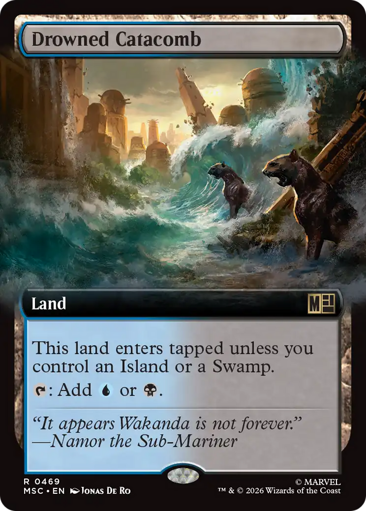 Drowned Catacomb (Extended Art) [Marvel Super Heroes Commander] | Clutch Gaming