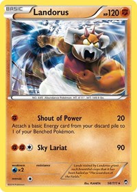 Landorus (58/111) (Theme Deck Exclusive) [XY: Furious Fists] | Clutch Gaming