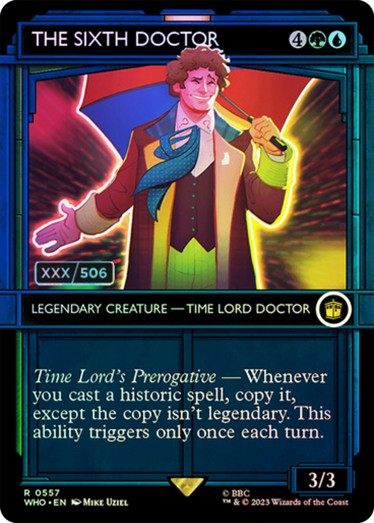 The Sixth Doctor (Serial Numbered) [Doctor Who] | Clutch Gaming