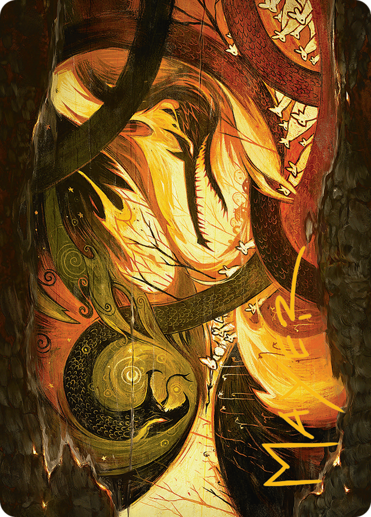 Season of Loss Art Card (Gold-Stamped Signature) [Bloomburrow Art Series] | Clutch Gaming