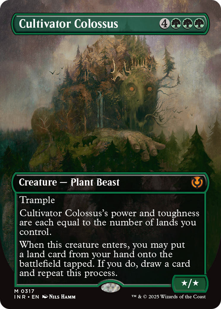 Cultivator Colossus (Borderless) [Innistrad Remastered] | Clutch Gaming