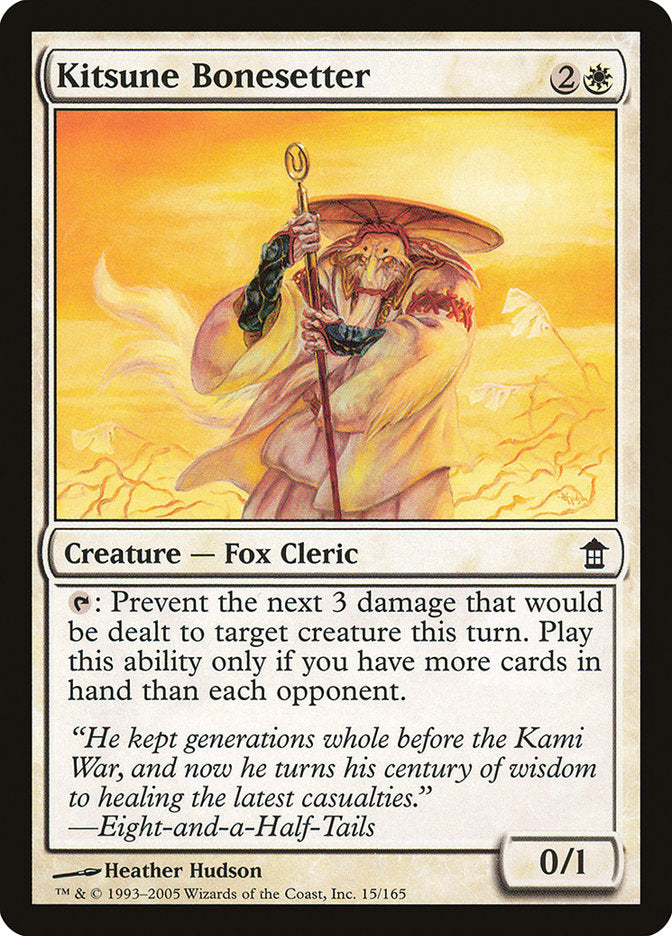 Kitsune Bonesetter [Saviors of Kamigawa] | Clutch Gaming