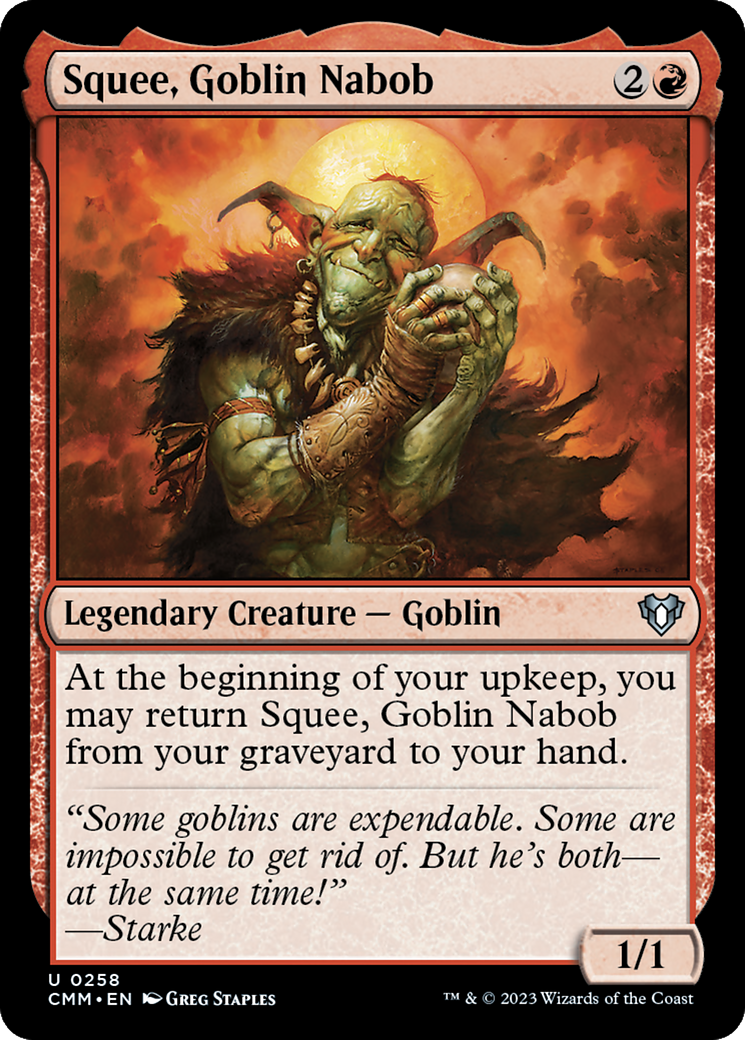 Squee, Goblin Nabob [Commander Masters] | Clutch Gaming