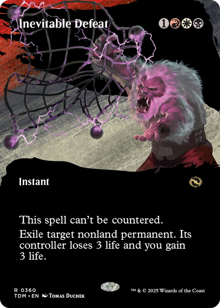 Inevitable Defeat (Borderless) [Tarkir: Dragonstorm] | Clutch Gaming