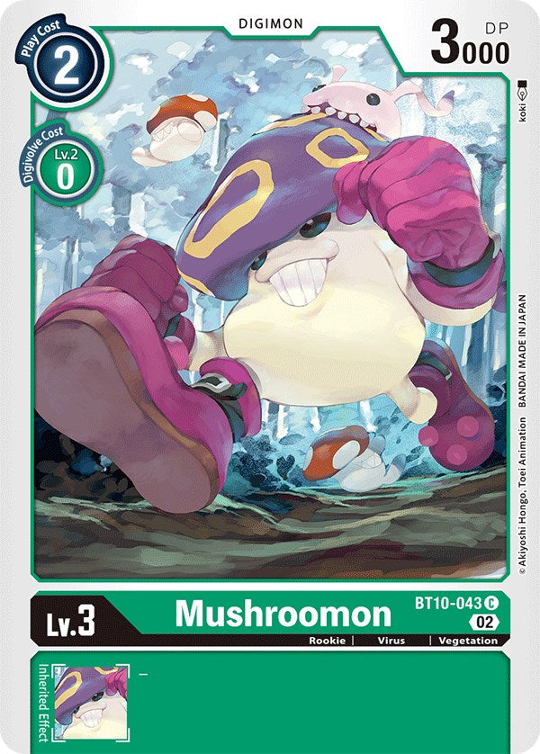 Mushroomon [BT10-043] [Xros Encounter] | Clutch Gaming