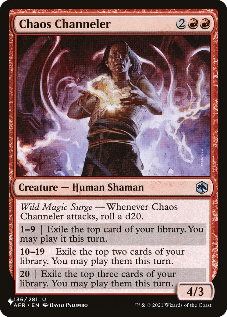 Chaos Channeler [The List Reprints] | Clutch Gaming