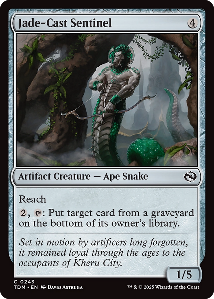 Jade-Cast Sentinel [Tarkir: Dragonstorm] | Clutch Gaming