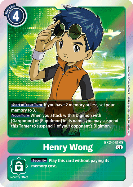 Henry Wong [EX2-061] [Digital Hazard] | Clutch Gaming