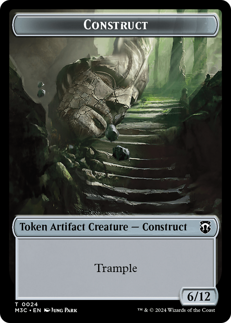 Construct // Myr Double-Sided Token [Modern Horizons 3 Commander Tokens] | Clutch Gaming