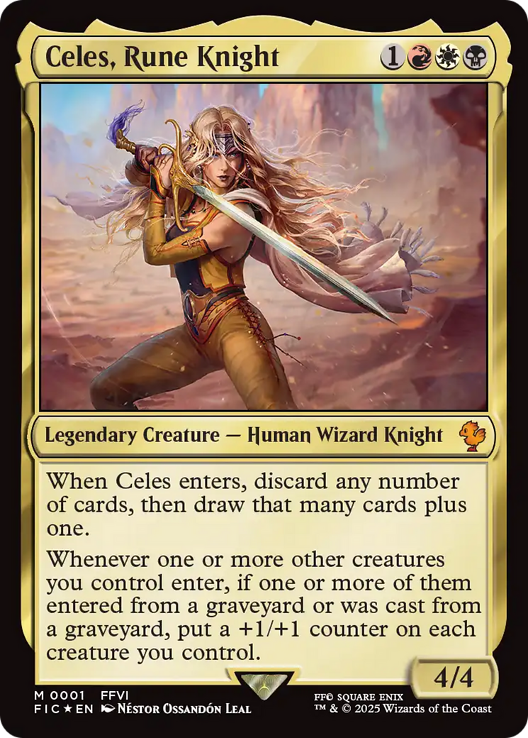 Celes, Rune Knight (0001) [FINAL FANTASY Commander] | Clutch Gaming
