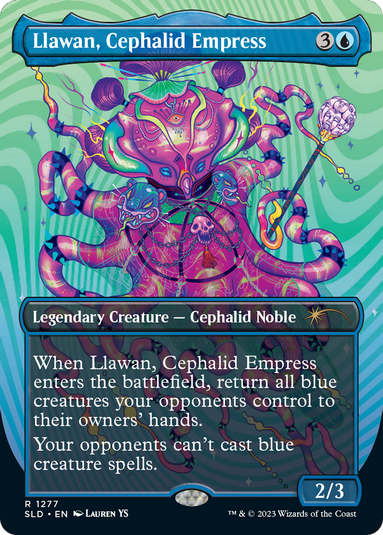 Llawan, Cephalid Empress (Borderless) [Secret Lair Drop Series] | Clutch Gaming