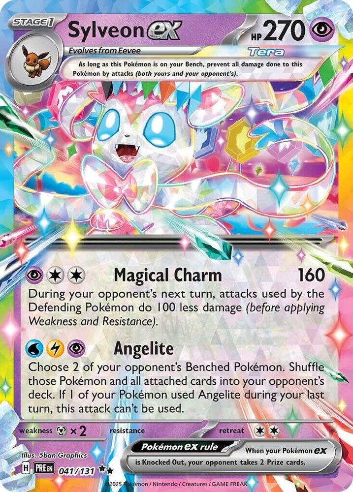 Sylveon ex (041/131) [Scarlet & Violet: Prismatic Evolutions] | Clutch Gaming