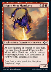 Mount Velus Manticore [Modern Horizons 2] | Clutch Gaming