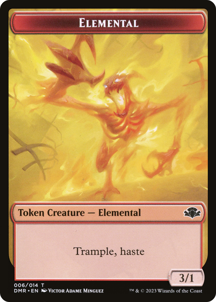 Elemental Token [Dominaria Remastered Tokens] | Clutch Gaming