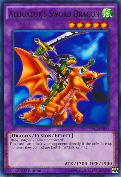 Alligator's Sword Dragon [LDK2-ENJ43] Common | Clutch Gaming