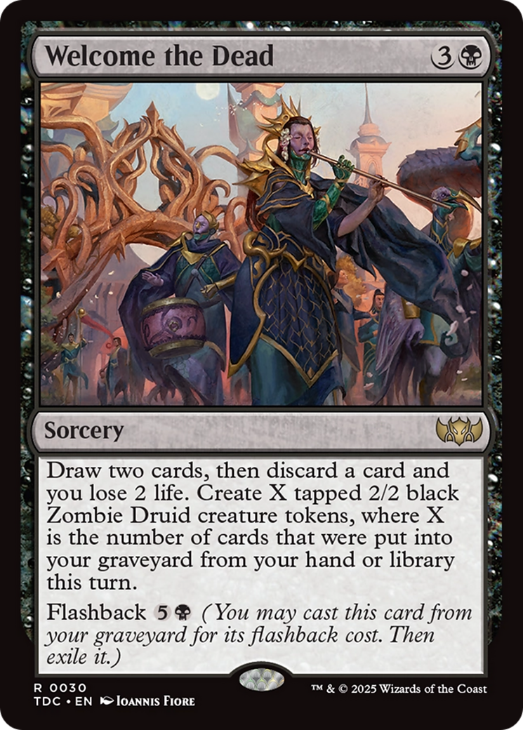 Welcome the Dead [Tarkir: Dragonstorm Commander] | Clutch Gaming