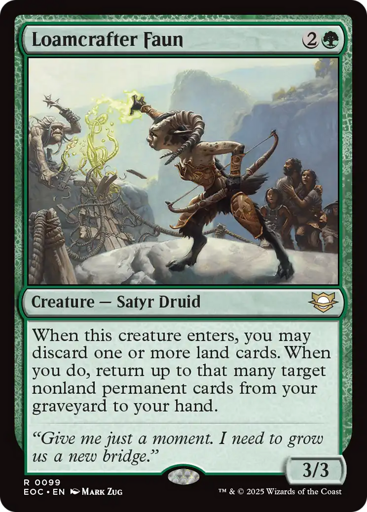 Loamcrafter Faun [Edge of Eternities Commander] | Clutch Gaming