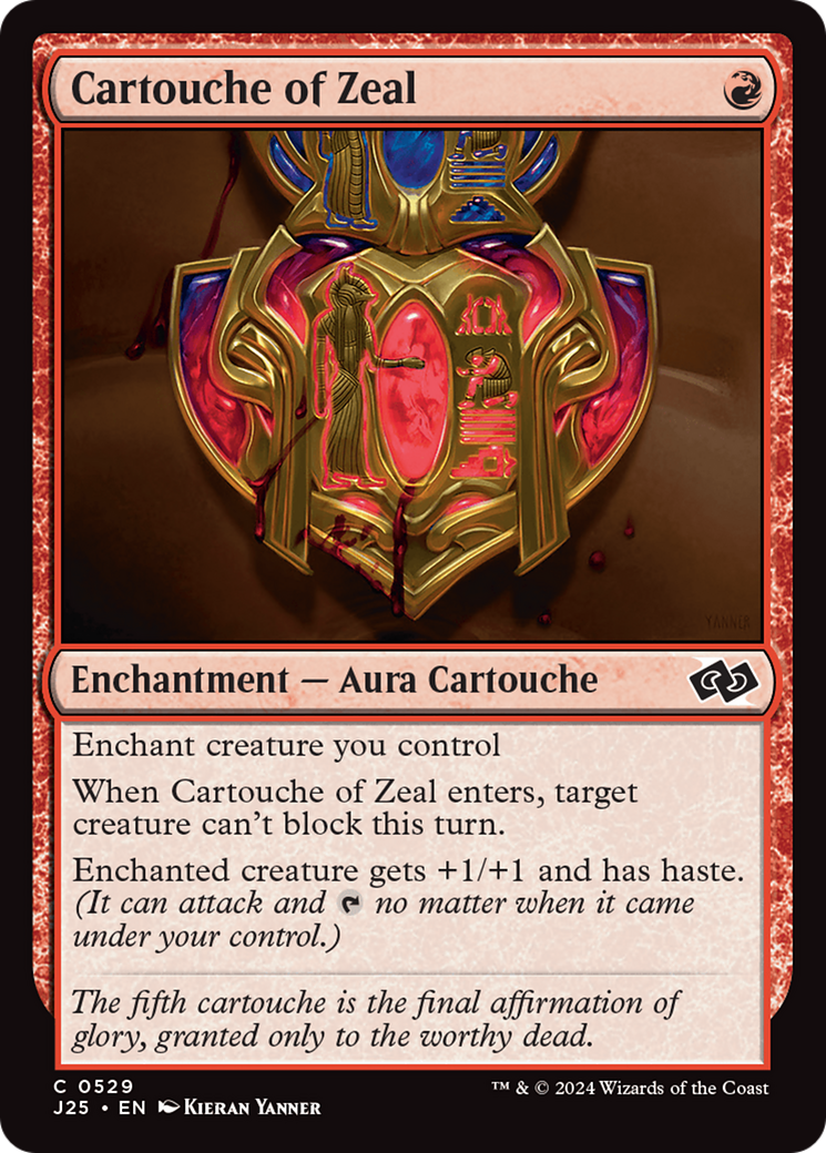 Cartouche of Zeal [Foundations Jumpstart] | Clutch Gaming