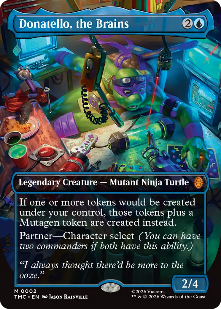 Donatello, the Brains (Borderless) [Teenage Mutant Ninja Turtles Commander] | Clutch Gaming