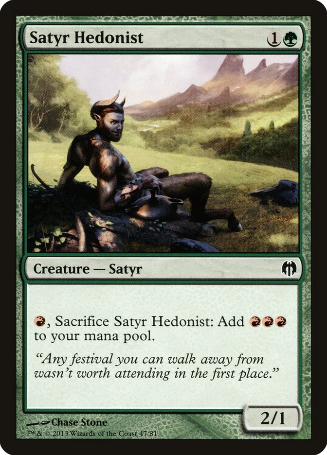 Satyr Hedonist [Duel Decks: Heroes vs. Monsters] | Clutch Gaming