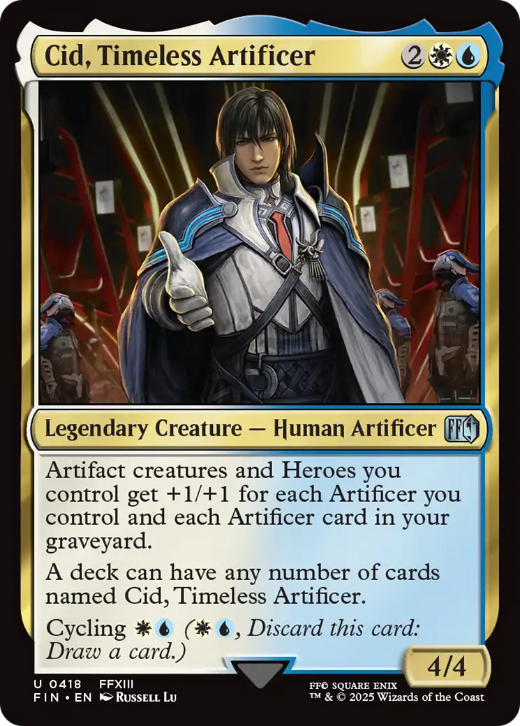 Cid, Timeless Artificer (0418) [FINAL FANTASY] | Clutch Gaming