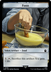 Horse // Food (0026) Double-Sided Token [Doctor Who Tokens] | Clutch Gaming