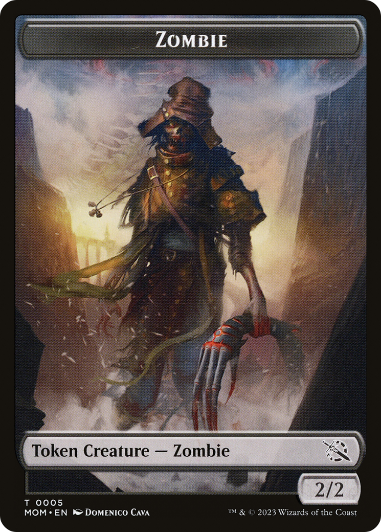 Treasure (21) // Zombie Double-Sided Token [March of the Machine Tokens] | Clutch Gaming