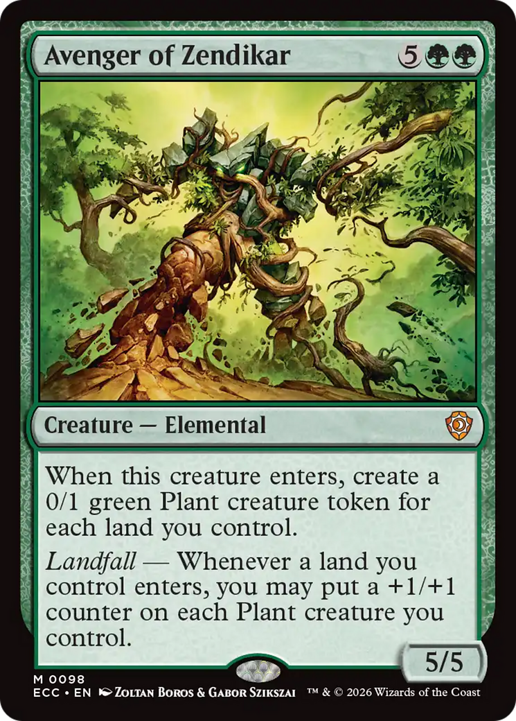 Avenger of Zendikar [Lorwyn Eclipsed Commander] | Clutch Gaming