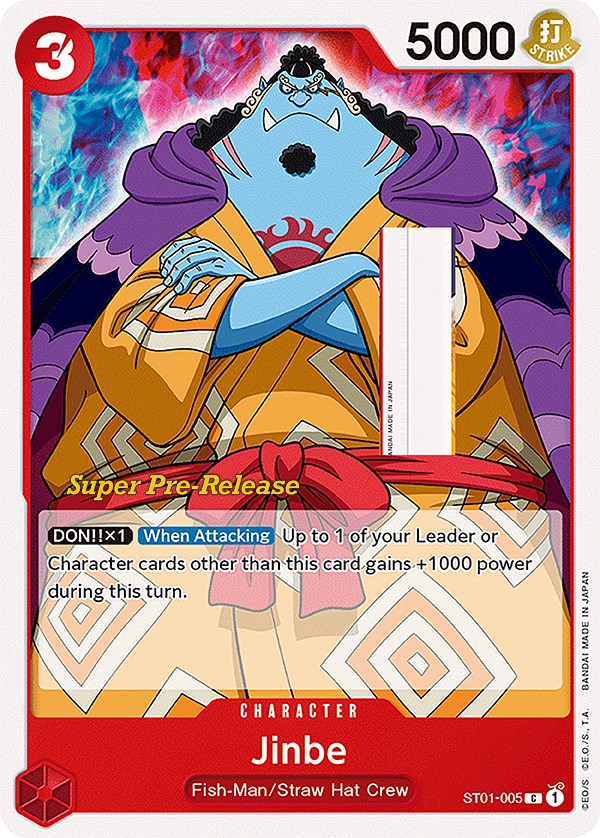 Jinbe [Super Pre-Release Starter Deck: Straw Hat Crew] | Clutch Gaming