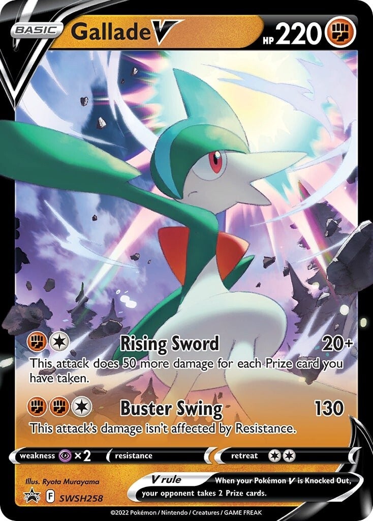 Gallade V (SWSH258) [Sword & Shield: Black Star Promos] | Clutch Gaming