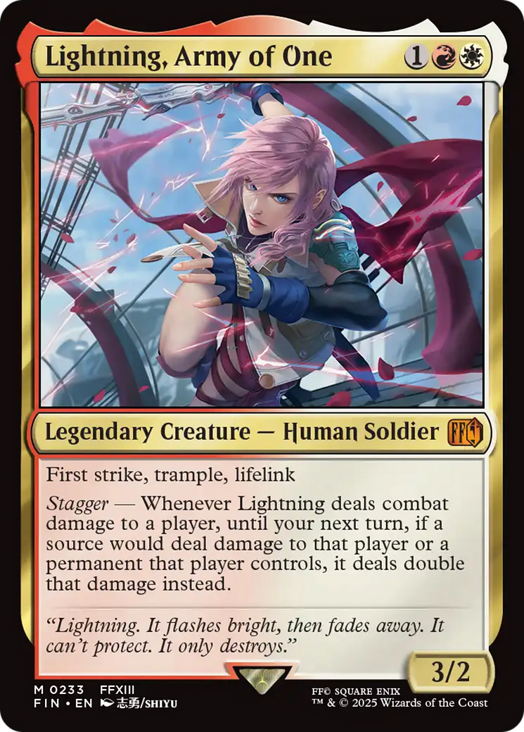 Lightning, Army of One [FINAL FANTASY] | Clutch Gaming