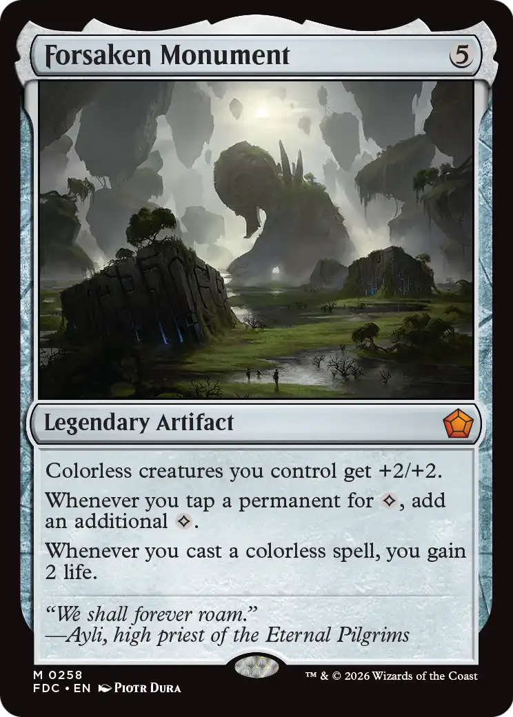 Forsaken Monument [Foundations Commander] | Clutch Gaming
