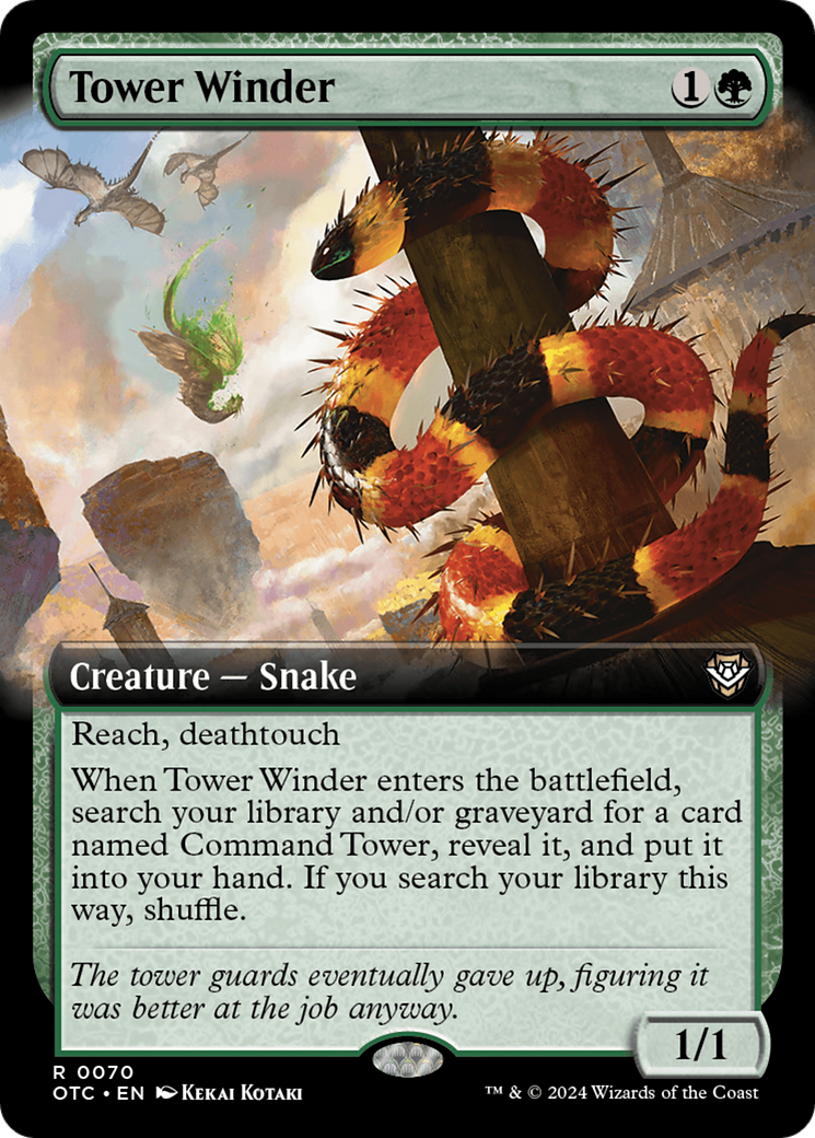 Tower Winder (Extended Art) [Outlaws of Thunder Junction Commander] | Clutch Gaming