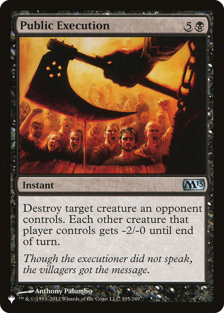 Public Execution [The List Reprints] | Clutch Gaming