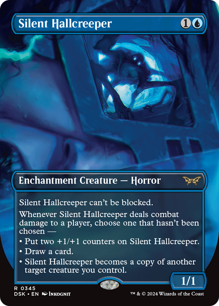 Silent Hallcreeper (Borderless) [Duskmourn: House of Horror] | Clutch Gaming