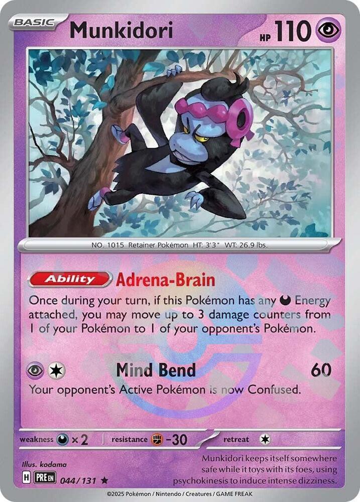Munkidori (044/131) (Poke Ball Pattern) [Scarlet & Violet: Prismatic Evolutions] | Clutch Gaming