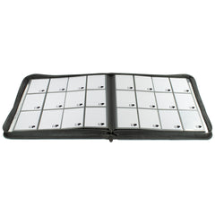 Ultra PRO: 12-Pocket Zippered PRO-Binder (Silver) | Clutch Gaming