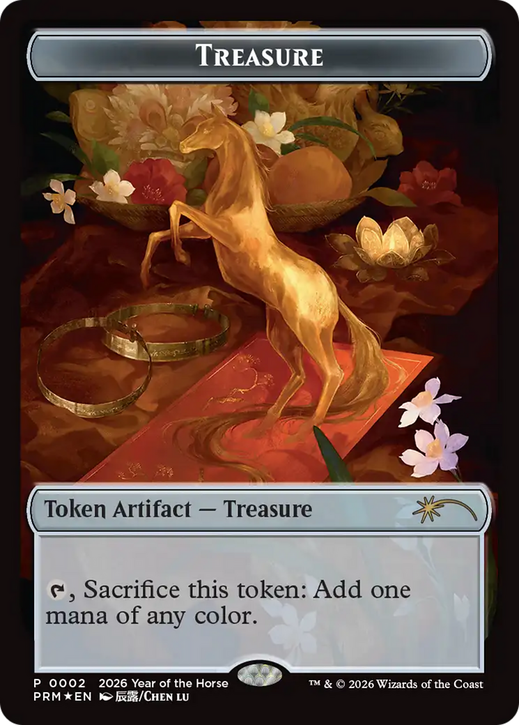 Treasure Token (Year of the Horse 2026) [Standard Showdown Promos Tokens] | Clutch Gaming