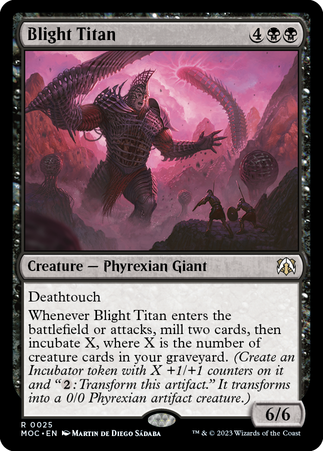 Blight Titan [March of the Machine Commander] | Clutch Gaming