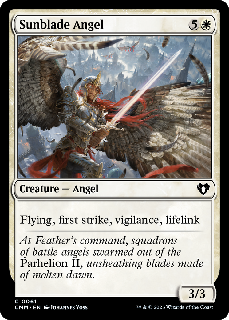 Sunblade Angel [Commander Masters] | Clutch Gaming