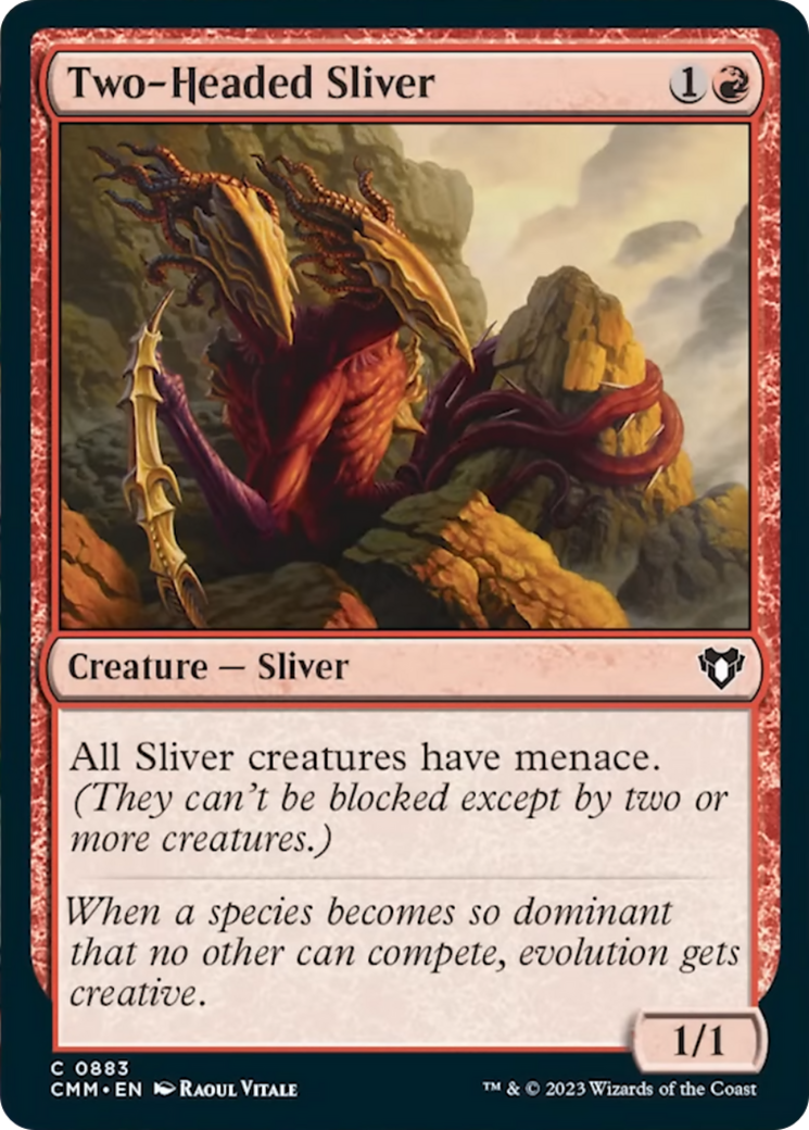 Two-Headed Sliver [Commander Masters] | Clutch Gaming