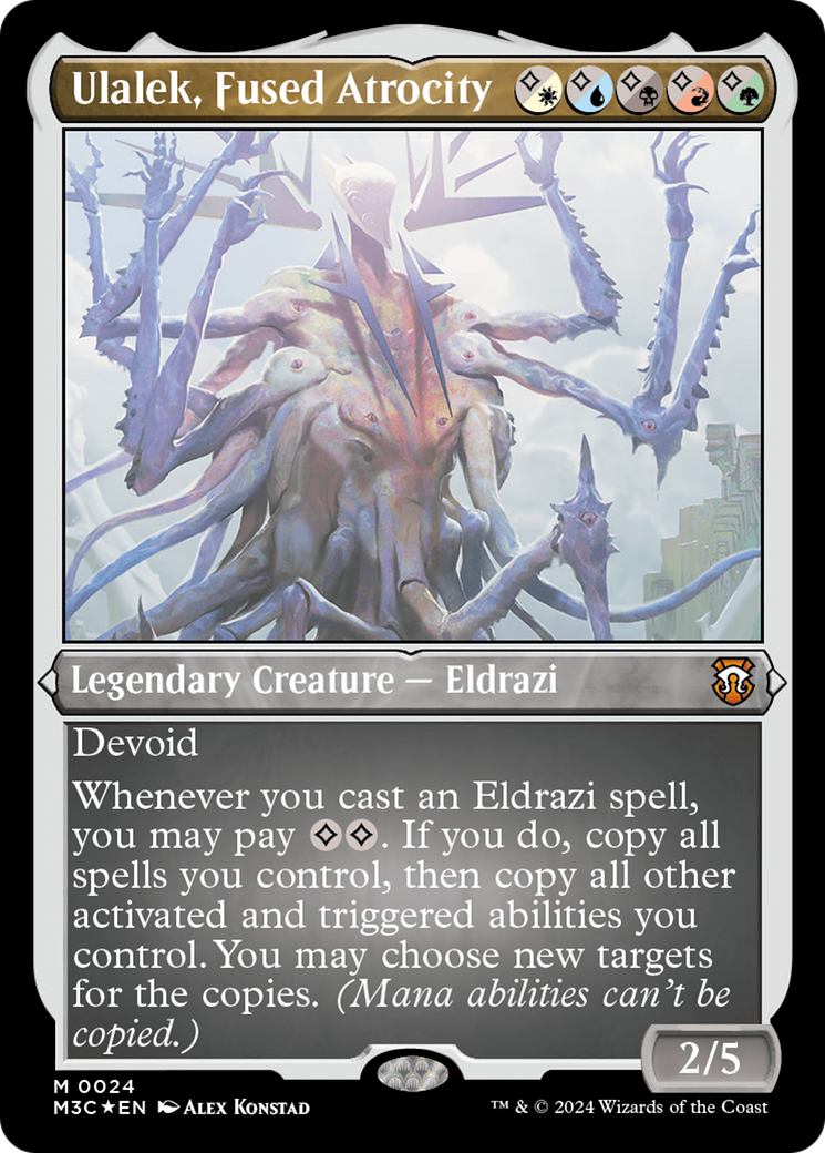 Ulalek, Fused Atrocity (Foil Etched) [Modern Horizons 3 Commander] | Clutch Gaming