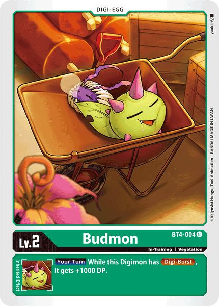 Budmon [BT4-004] [Great Legend] | Clutch Gaming